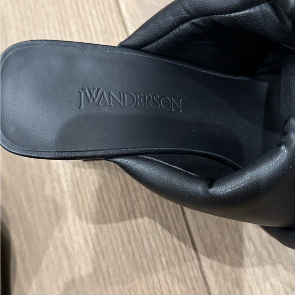JW ANDERSON black twist chain heeled mules - Picture 5 of 6